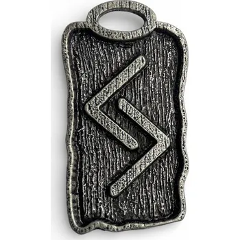 Náhrdelník Drakkaria JERA, runový amulet, zinek