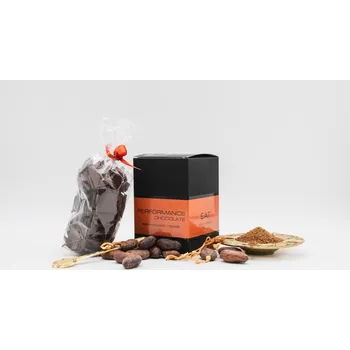 Čokoláda Funkční čokoláda s Cordycepsem a Hericiem, 140g. Aliyyah Koloc.