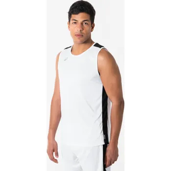 Pánská móda KIPSTA Unisex basketbalové tílko 100 pro dospělé XL BÍLÁ|ČERNÁ