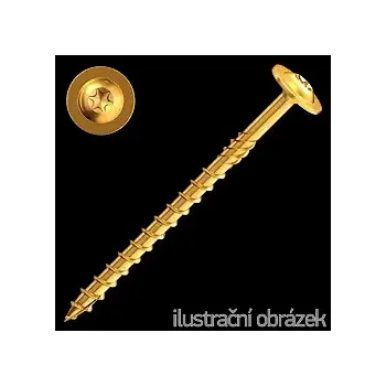 Vrut HAŠPL Vrut konstrukční talířová hlava PRŮMĚR: 8, DÉLKA: 260, Počet kusů v balení: 50ks