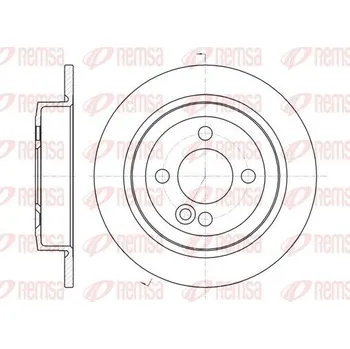 Brzdový kotouč Brzdový kotouč REMSA 61195.00