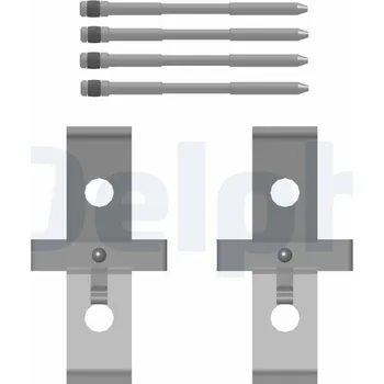Přislušenství brzdového systému Sada příslušenství, obložení kotoučové brzdy DELPHI LX0793