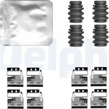 Přislušenství brzdového systému Sada příslušenství, obložení kotoučové brzdy DELPHI LX0825