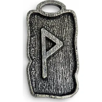 Náhrdelník Drakkaria WUNJO - runový amulet, zinek