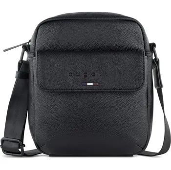 Pánská koženková taška přes rameno Bugatti Rico 49470601 černá
