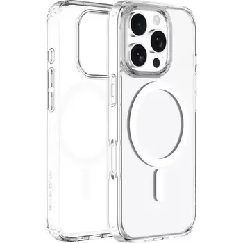 Pouzdro na mobilní telefon Mobile Origin Hybrid MagSafe zadní kryt pro Apple iPhone 16 Pro čirá (MO-HYCL-IP16P)