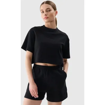 Dámské tričko Dámské cropped tričko 4F velikost S deep black