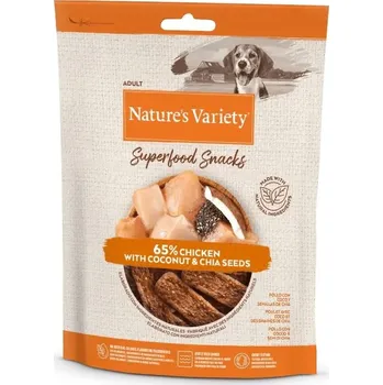 Pamlsek pro psa Nature's Variety superfood snack kuřecí 85 g EXPIRACE březen (30.3.2026)