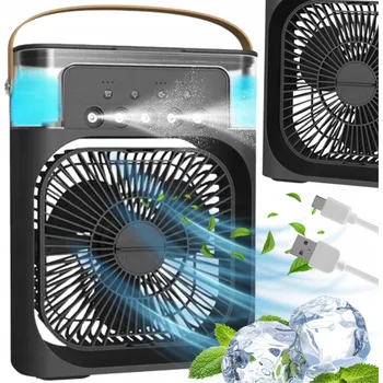 Vzduchotechnika WIELOFUNKCYJNY WENTYLATOR NAWILŻAJĄCY Multifunkční ventilátor s chlazením a zvlhčováním vzduchu - možnost použití s ledem