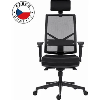 Powerton Kancelářské ergonomické křeslo Marie, Černé