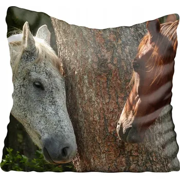 Povlak na polštářek Dekorační povlak na polštář s koněm 45x45 cm
