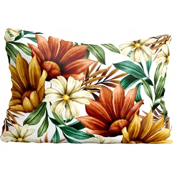 Povlak na polštářek Povlak na polštář akvarelové květiny 40x60 cm