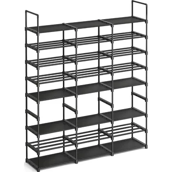 Botník Nastavitelný botník Dego 129 cm černý