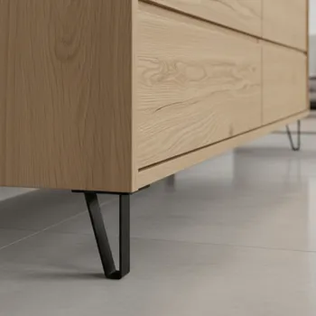 Nábytkové kování Interex design Nábytková nožka SONIA / Černá matná 170 mm