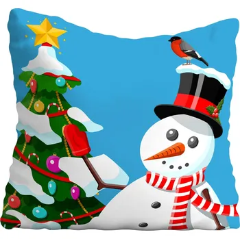 Polštář Povlak na polštář s vánočním motivem, hvězda, 40x40 cm