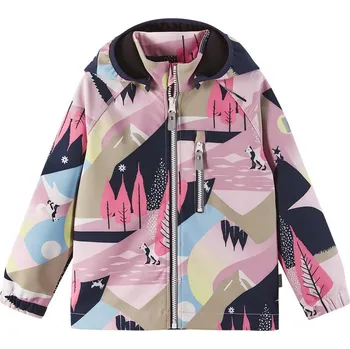 Dětská softshellová bunda Reima Vantti Dětská velikost: 122 / Barva: šedá/růžová