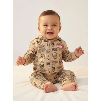 Chlapecká mikina Sinsay - Mikina na zip s kapucí Marvel - béžová - 138DG-80X - 138DG-80X-74