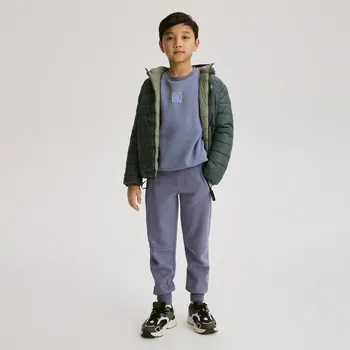 Dětská móda Reserved - Bavlněné jogger kalhoty - hyacintová - 403HK-54X - 403HK-54X-170