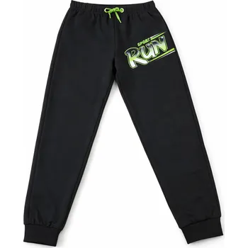 xcena Chlapecké slabé tepláky RUN černé Velikost: 158