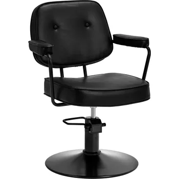 Kadeřnické křeslo ACTIVESHOP Kadeřnické křeslo True Noir, černé