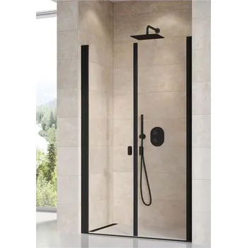 Ravak Chrome Sprchové dveře 90 lítací do niky, Transparent černá0QV7C30LZ1 CSDL2