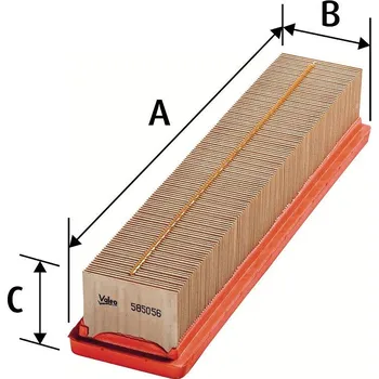 Filtr do auta Vzduchový filtr VALEO 585056