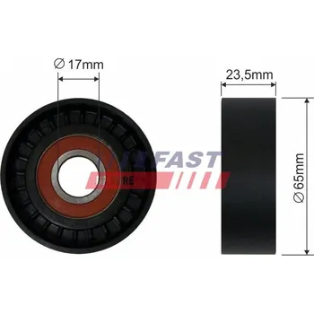 Napínací kladka, žebrovaný klínový řemen FAST FT44521