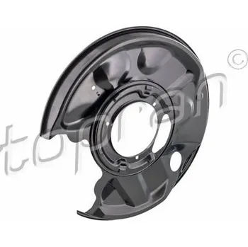 Brzdový systém Ochranný plech proti rozstřikování, brzdový kotouč TOPRAN 409 533