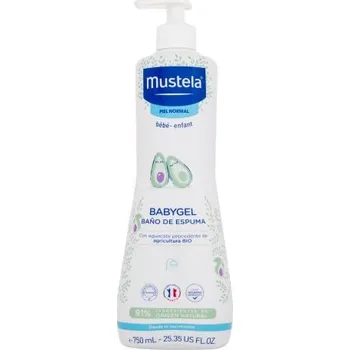 Sprchový gel Mustela Bébé Multi-Sensory Bubble Bath jemný mycí gel pro miminka 750 ml pro děti