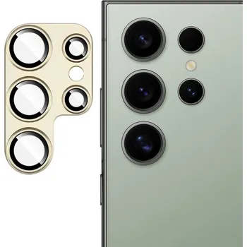 Telefonní příslušenství IMAK 131047 IMAK METAL PREMIUM COVER Ochrana fotoaparátu Samsung Galaxy S24 Ultra 5G GOLD