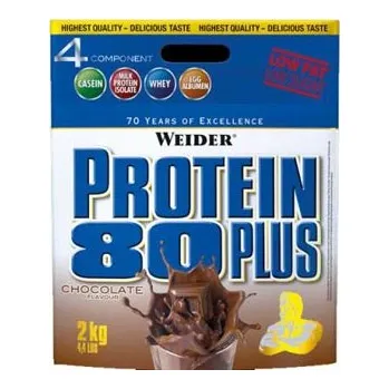 Protein Weider Protein 80 Plus 2kg - jahoda - EXP. 09/2025