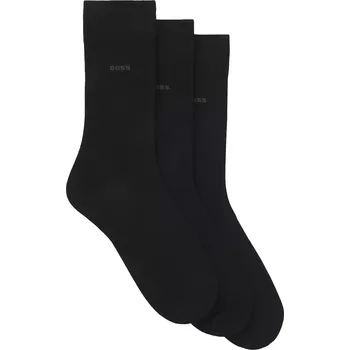 Pánské ponožky Pánské ponožky Boss 3 Pack v prémiovém dárkovém balení 50547928 960 černé velikost 40-46