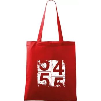 Tachometr 55 - Taška bavlněná - 42 x 38 cm ( Červená )