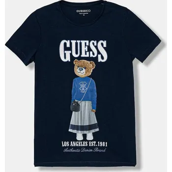 Pánská móda Dětské tričko Guess J6RI10.K6YW4.PPY2 námořnická modř 59X, vel. 125-135