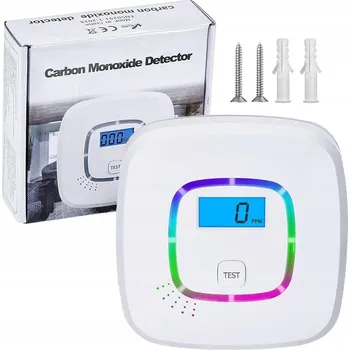 Zabezpečovací technika DETEKTOR OXIDU UHELNATÉHO SENZOR PLYNU BEZDRÁTOVÝ LCD ALARM