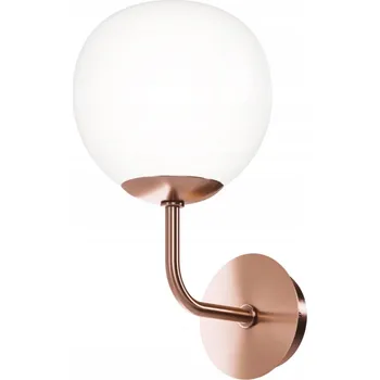 Nástěnné svítidlo Nástěnná lampa měděná dekorativní bílá koule do obýváku Maytoni