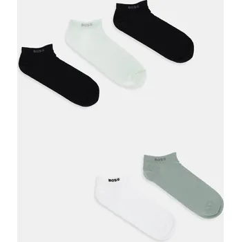 Pánské ponožky Ponožky BOSS 5-pack 50493197 zelená 77D, vel. 39-42