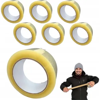 Lepicí páska Balicí páska Felan transparentní šířka 48 mm délka 100 m 6 ks