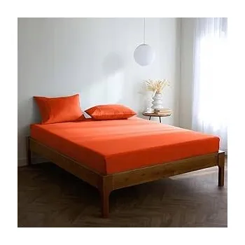 Prostěradlo Prostěradlo s gumou 90x200x30cm z Mikrovlákna Oranžové