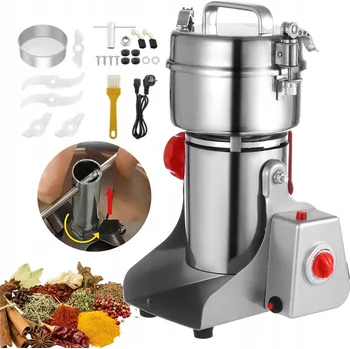 Kuchyňský mlýnek ELEKTRICKÝ MLÝNEK NA DRCENÍ KÁVY A BYLINEK SEMENNÝCH OŘECHŮ PEPŘ