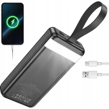 Powerbanka RYCHLÁ POWERBANKA 50000 mAh 22,5 W PD3.0 QC4.0 USB-C SILNÁ POWER BANKA