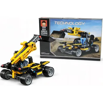 ostatní stavebnice STAVEBNICE KREATIVNÍ BULDOZER BAGR KONSTRUKTOR 273 DÍLŮ 831