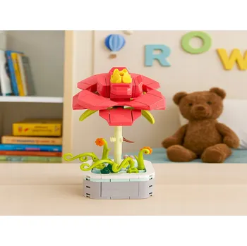 ostatní stavebnice Stavebnice - 3D RŮŽE – Tvořte a rozvíjejte svou představivost!