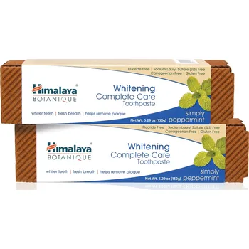 zubní pasta Himalaya Botanique Bělící zubní pasta s mátou peprnou, bez fluoridu 2 ks