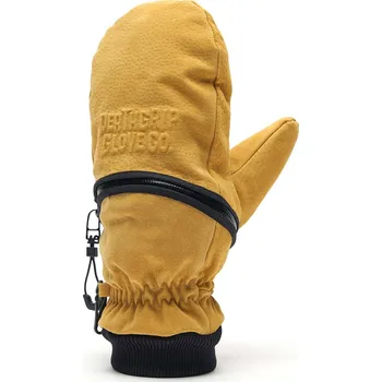 Rukavice na snowboard DEATHGRIP Ghoul Mitt Leather tan S 2026 - Odesíláme do 24 hodin