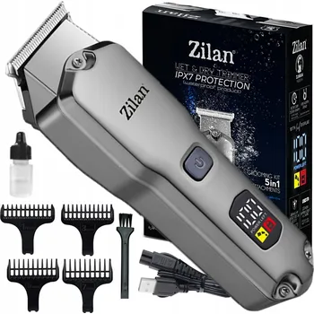 Strojek na vlasy VODĚODOLNÝ ZASTŘIHOVAČ NA TĚLO, VOUSY A VLASY BARBER USB WET&DRY 5V1