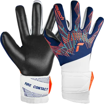 Brankářské rukavice Brankářské rukavice Reusch Pure Contact Silver Goalkeeper Gloves Kids 5472200-4848 Velikost 6