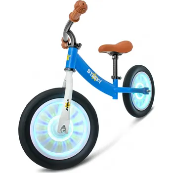 Odrážedlo Rowerek biegowy odrážedlo dětské kolo nafukovací kola 12 svítící kola