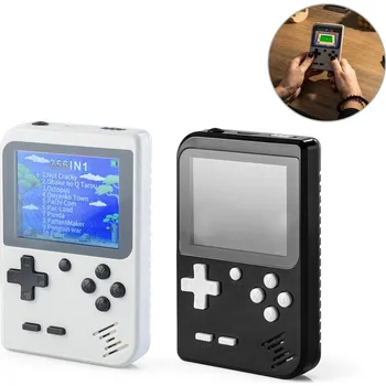 BOWSER. Přenosná herní konzole s 256 klasickými hrami - Černá