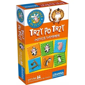 Desková hra Tři po třech: Zvířata ze Superfarmera Granna